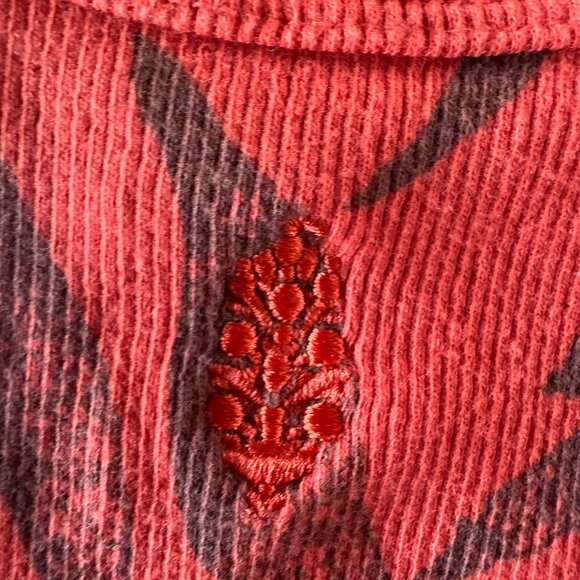 Free People Movement tropical orange open back cropped tank size small - Picture 7 of 9